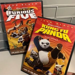 Kung Fu Panda set of 2 cartoon family movies